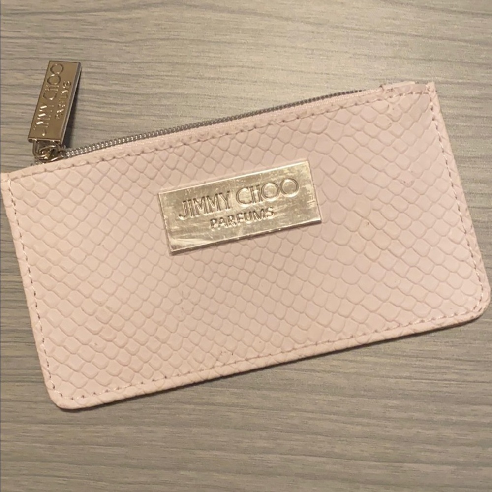 Jimmy Choo parfums zippered card holder